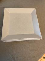 14Borden 27x27 cm - Gebruikt, Gebruikt, Ophalen of Verzenden, Bord(en), Effen