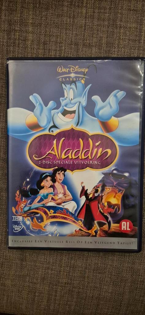 Aladdin DVD - 2 Disc Speciale Uitvoering, Cd's en Dvd's, Dvd's | Tekenfilms en Animatie, Zo goed als nieuw, Amerikaans, Alle leeftijden