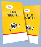6 tickets Pathe (bioscoopkaartjes) elke dag - 10 eu per stuk, Vrijkaartje alle films, Drie personen of meer