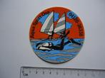 sticker oud Windsurf duiken duiksport oss aqua sport retro, Verzamelen, Stickers, Verzenden, Zo goed als nieuw, Bedrijf of Vereniging