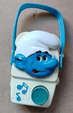 oude speeldoos SMURFEN begin jaren -80, Verzamelen, Smurfen, Ophalen of Verzenden, Gebruikt, Poppetje, Figuurtje of Knuffel