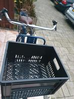 Blauwe Damesfiets met Krat, Fietsen en Brommers, Fietsen | Dames | Damesfietsen, 53 tot 56 cm, Ophalen of Verzenden, Gebruikt