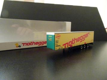 909 herpa nothegger huckepack oplegger 1:87 truck trein mht beschikbaar voor biedingen