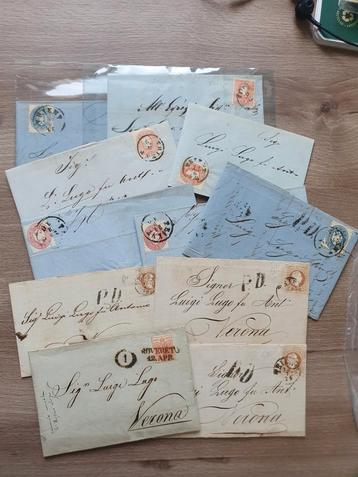 Lot van 36 brieven Europese landen 1840 t/m 1880 beschikbaar voor biedingen