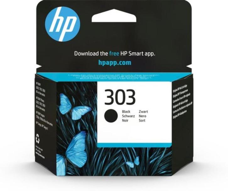 HP 303 - Inktcartridge - Origineel - Zwart GRATIS VERZENDING, Computers en Software, Printerbenodigdheden, Nieuw, Cartridge, Verzenden