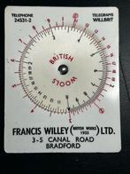 Vintage Francis Willey British Wool Calculator, Antiek en Kunst, Ophalen of Verzenden