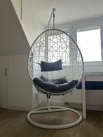 Hangstoel egg / ei wit, Huis en Inrichting, Stoelen, Ophalen, Zo goed als nieuw, Wit, Eén