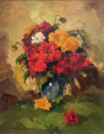 Roel Wildeboer (1902-1989) - Stilleven met bloemen in vaas, Ophalen of Verzenden