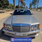 Mercedes-Benz 500 SEL AMG | 1985 | Route 66 Auctions, Auto's, Lederen bekleding, Zwart, Bedrijf, Handgeschakeld