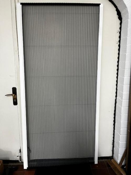 Plissé hordeur (Unilux), Doe-het-zelf en Verbouw, Deuren en Horren, Zo goed als nieuw, Hordeur, 200 tot 215 cm, 80 tot 100 cm