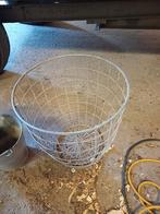 Partijtje  zinken bakken, Tuin en Terras, Ophalen, Rond, Zo goed als nieuw, Minder dan 25 cm