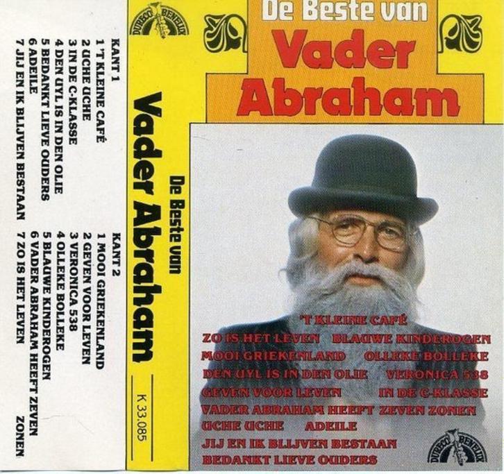 Vader Abraham – De Beste Van Vader Abraham  Cassette Nieuw,, Cd's en Dvd's, Cassettebandjes, Nieuw in verpakking, Origineel, Nederlandstalig
