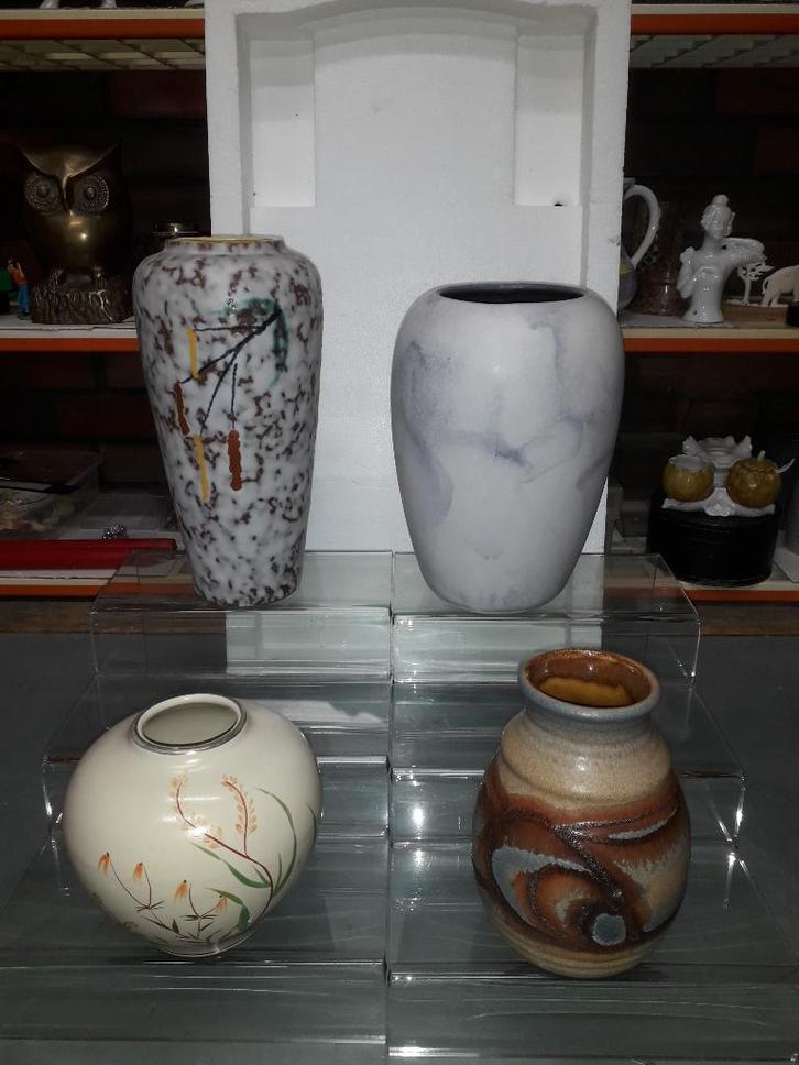 4 WEST GERMANY VAZEN uit de 50e JAREN ( per stuk te koop ), Antiek en Kunst, Antiek | Keramiek en Aardewerk, Ophalen of Verzenden