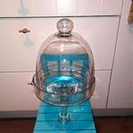 Taartschaal met mooie stolp, Ophalen, Schaal, Overige vormen, Glas