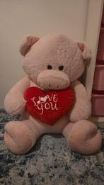 Grote Kermis Knuffel,Roze Varken met Hart,Dolfijn Regenboog, Kinderen en Baby's, Speelgoed | Knuffels en Pluche, Ophalen, Zo goed als nieuw