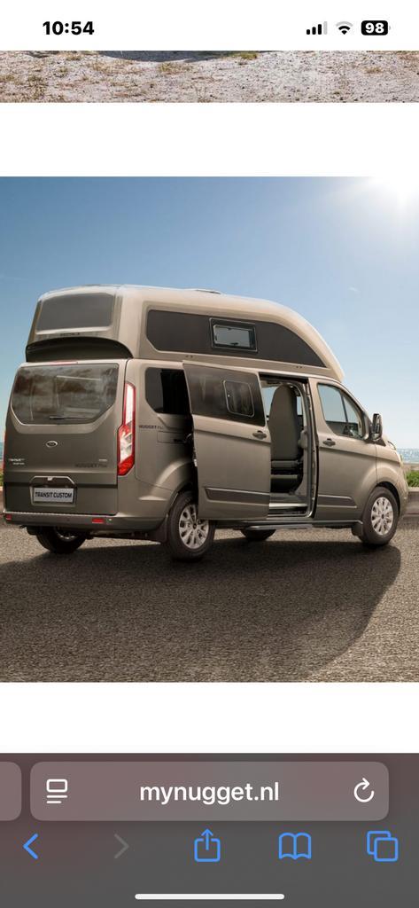 Ford nugget hardtop, Caravans en Kamperen, Campers, Particulier, Bus-model, tot en met 4, Ford, Diesel, 4 tot 5 meter, Ophalen