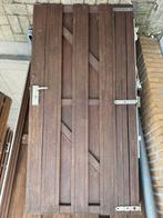 Houten Tuinpoort, Tuin en Terras, Tuinpoorten, Gebruikt, Minder dan 100 cm, Ophalen of Verzenden, Draaipoort