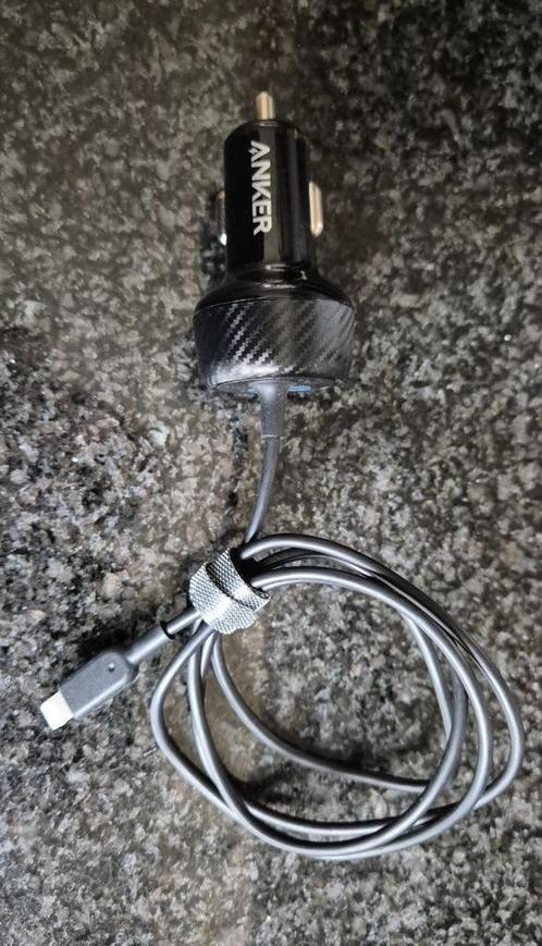 Anker autolader PowerDrive 2 Elite with Lightning Connector, Telecommunicatie, Autoladers, Gebruikt, Ophalen of Verzenden