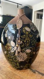 Mooie decoratie vaas, Ophalen of Verzenden, Zo goed als nieuw, Glas, Minder dan 50 cm