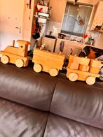 Houten Treintje met Blokjes, Ophalen of Verzenden