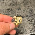 Gouden panter ring 14 karaat goud, 20 of groter, Heer, Ophalen of Verzenden, Zo goed als nieuw