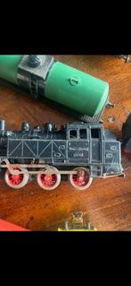 Doos vol Jouef modeltreinen en onderdelen, Gebruikt, Gelijkstroom, Rails, Ophalen