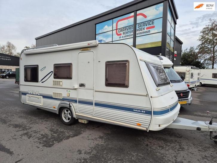WILK 495 S5 enkele bedden, Alko mover, Luifel + safari room, Caravans en Kamperen, Caravans, Bedrijf, tot en met 4, 1250 - 1500 kg