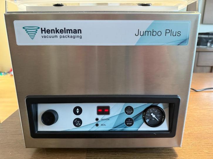 Henkelman vacuummachine, Jumbo Plus, sensor gestuurd., Witgoed en Apparatuur, Overige Witgoed en Apparatuur, Zo goed als nieuw