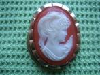 camee, Sieraden, Tassen en Uiterlijk, Antieke sieraden, Ophalen of Verzenden, Overige materialen, Broche, Verguld