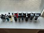 19 stuks herenparfums, Ophalen of Verzenden, Gebruikt, Parfumfles, Gevuld