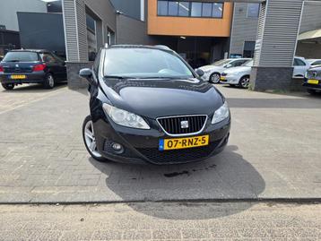 Seat Ibiza 1.2 TSI 77KW ST 2011 Zwart Climat Airco  beschikbaar voor biedingen