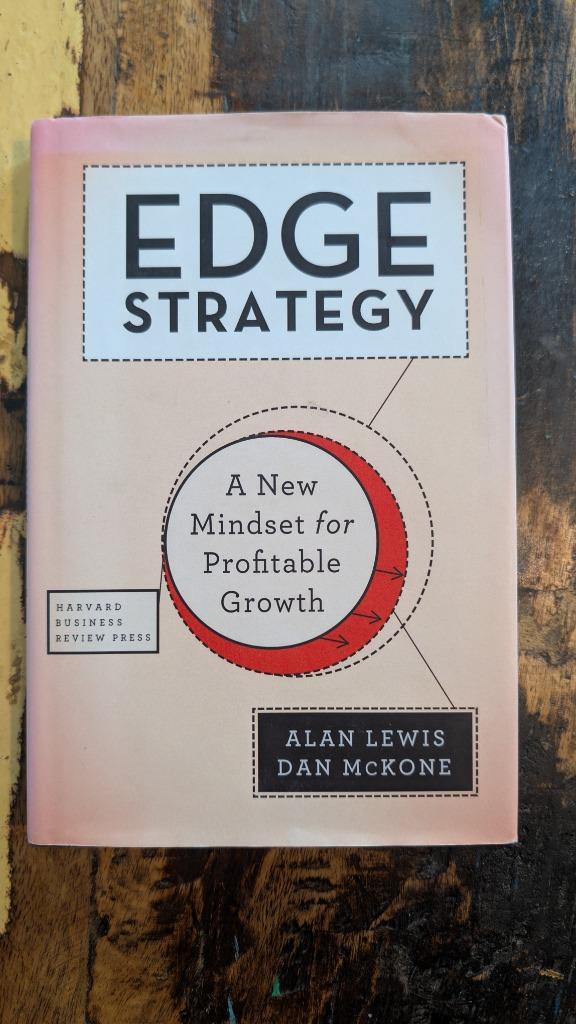 Edge Strategy: Profitable Growth by Lewis & McKone Hardcover, Boeken, Overige Boeken, Zo goed als nieuw, Ophalen of Verzenden