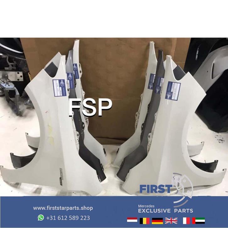 W117 zijscherm Mercedes CLA voorscherm scherm wit grijs zwar, Auto-onderdelen, Carrosserie en Plaatwerk, Spatbord, Mercedes-Benz