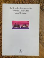 Folder Mercedes-Benz SL R129 en E cabrio Accessoires 1994, Nieuw, Mercedes-Benz, Mercedes, Ophalen of Verzenden