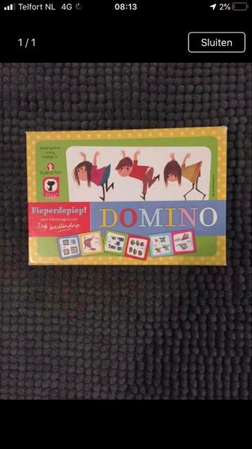 Domino spel Fieperdepiep Fiep Westendorp beschikbaar voor biedingen