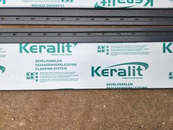 121 - Gevelpanelen Keralit, antraciet, wandbekleding beschikbaar voor biedingen