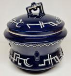 Aardewerk Art Deco dekselpot Eckhardt & Engler Höhr, 1920., Antiek en Kunst, Ophalen of Verzenden