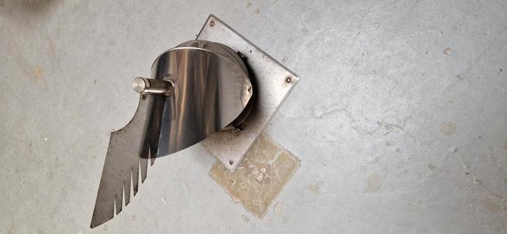 Te koop trekkap type "gek", Huis en Inrichting, Kachels, Zo goed als nieuw, Houtkachel, Hout, Ophalen