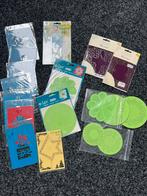 Pergamano papier SJABLOMEN / EMBOSSING schaartjes  enz, Ophalen of Verzenden, Zo goed als nieuw