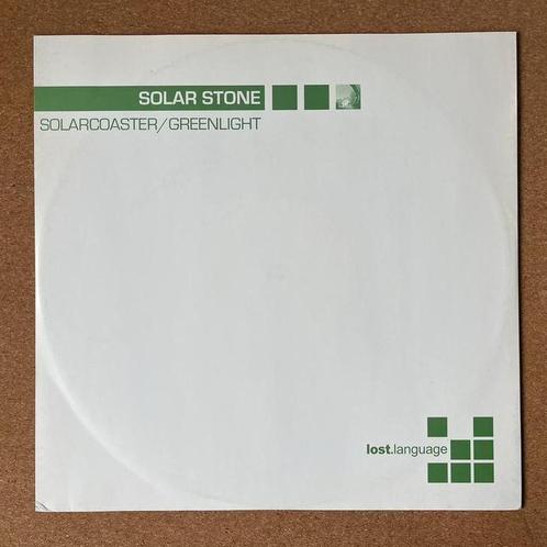 Solar Stone – Solarcoaster / Greenlight (2002 Lost Language), Cd's en Dvd's, Vinyl | Dance en House, Gebruikt, Techno of Trance