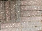 GRATIS rood / blauwe waaltjes circa 15 - 20 m2, Ophalen, Gebruikt, Klinkers, 10 m² of meer