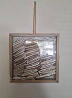 Te koop: kunst met schelpen: schelpenschilderij, Huis en Inrichting, Woonaccessoires | Schilderijen, Tekeningen en Foto's, Minder dan 50 cm
