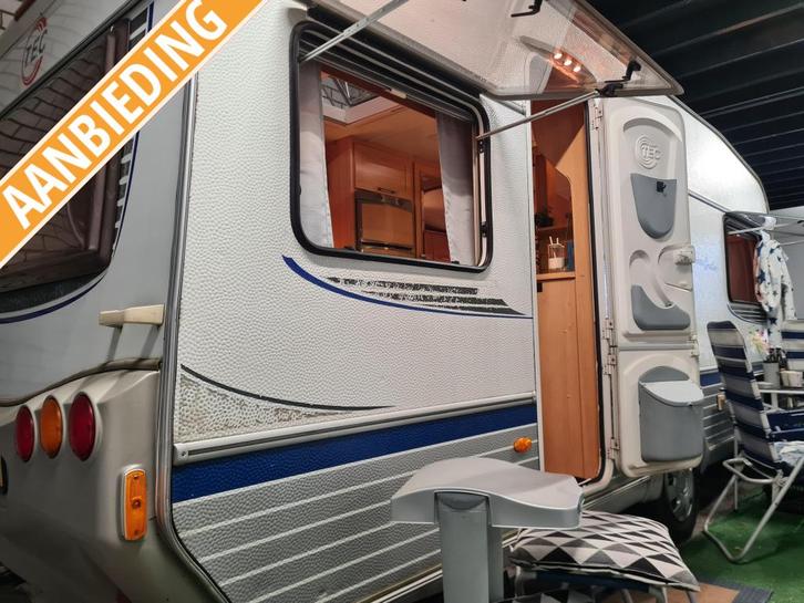 TEC WELTBUMMLER CREATION 515 TDF / 2006 / ZOMER SCHUIFLUIFEL, Caravans en Kamperen, Caravans, Bedrijf, 1000 - 1250 kg, Rondzit