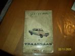 vraagbaak opel kadett B vanaf 1965, Auto diversen, Handleidingen en Instructieboekjes, Ophalen of Verzenden