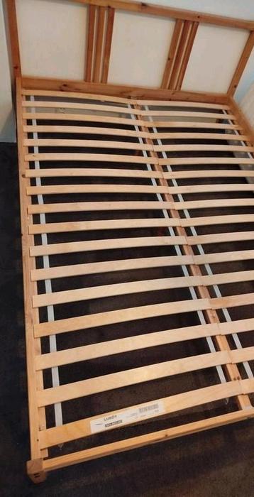 Fjellse bed 140x200 cm inclusief twee Luröy lattenbodems - afbeelding 2