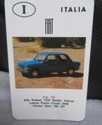 autokaartje  FIAT 128, Ophalen of Verzenden, Zo goed als nieuw, Auto's