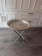 Mooi bijzettafel, Huis en Inrichting, Tafels | Bijzettafels, Minder dan 55 cm, Rond, Zo goed als nieuw, Ophalen