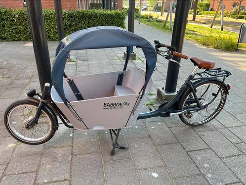 Babboe city Elektrisch, Fietsen en Brommers, Fietsen | Bakfietsen, Zo goed als nieuw, Overige merken, 2 kinderen, Elektrisch, Ophalen