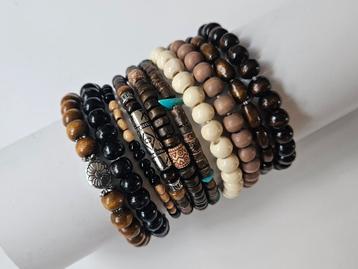 10 Mooie Armbandjes met Kralen - Elastisch beschikbaar voor biedingen