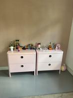 Twee IKEA kastjes - lichtroze, Kunststof, Gebruikt, Met lade(s), 25 tot 50 cm